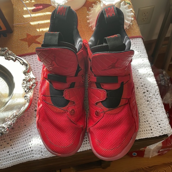 Red Nike Jordan’s with lots of life left. - Picture 2 of 13
